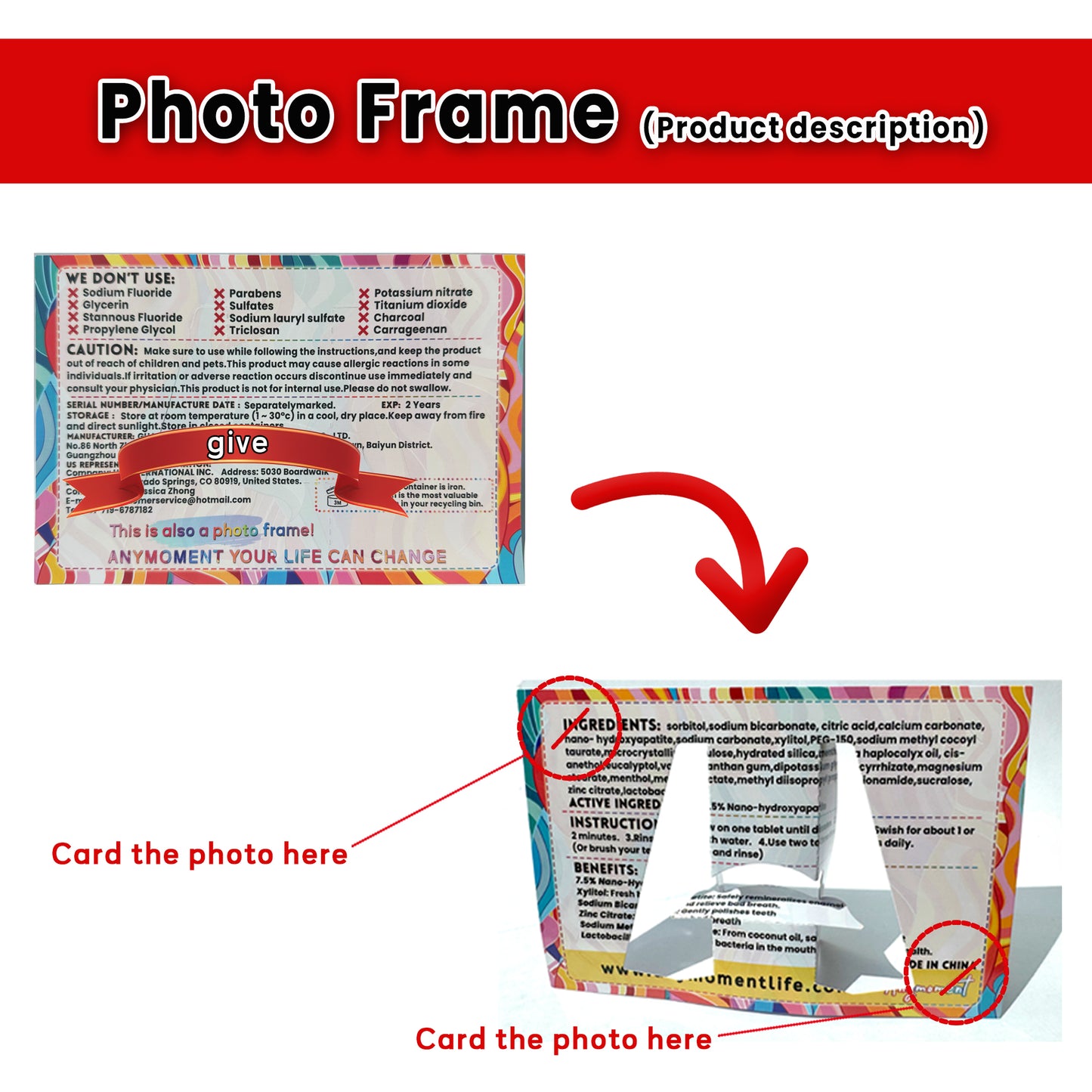 Anymoment Toothpaste Tablets With 7.5% Nano-Hydroxyapatite,remineralizes enamel ,whiten teeth, freshen breath,gift a collapsible cup,convenient and easy to carry for travel use