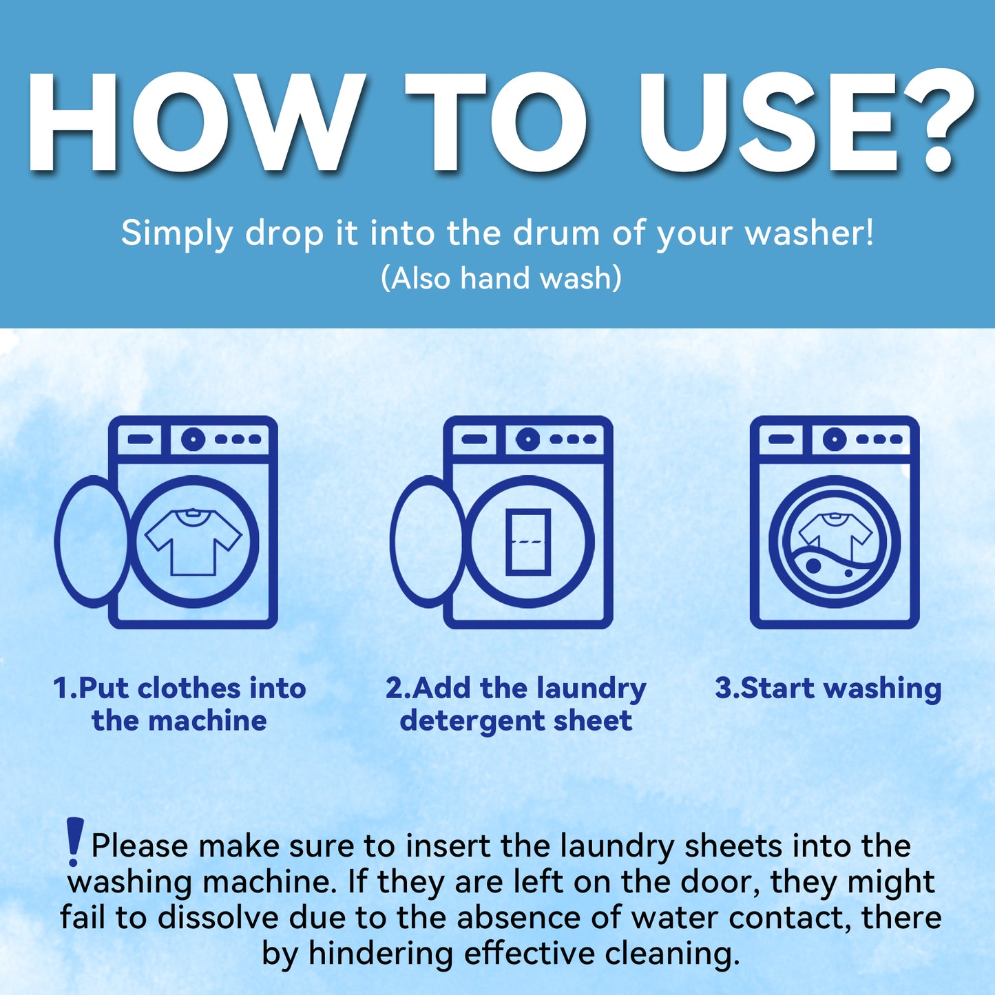 Anymonent Laundry Detergent Sheets 100 Loads – Dissolvable Laundry Sheet for Washing Machines, Compact Alternative to Liquid & Powder Detergent, Travel-Friendly Soap | Fragrance Free